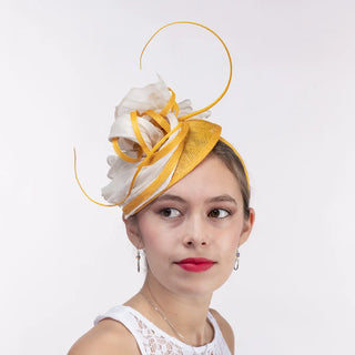 Polyhemp Sinamay Disc Headband Fascinator