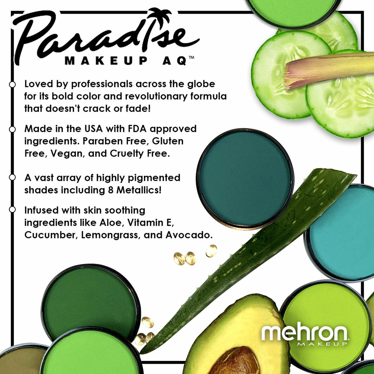 Mehron / Paradise AQ 1.4oz