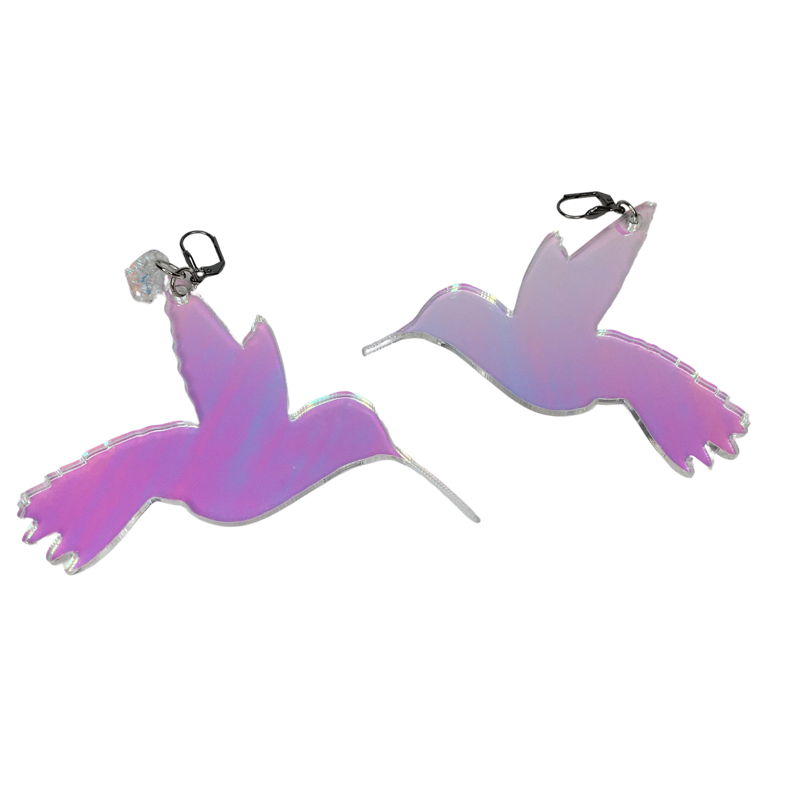 Marina Fini / Holographic Hummingbird Earrings