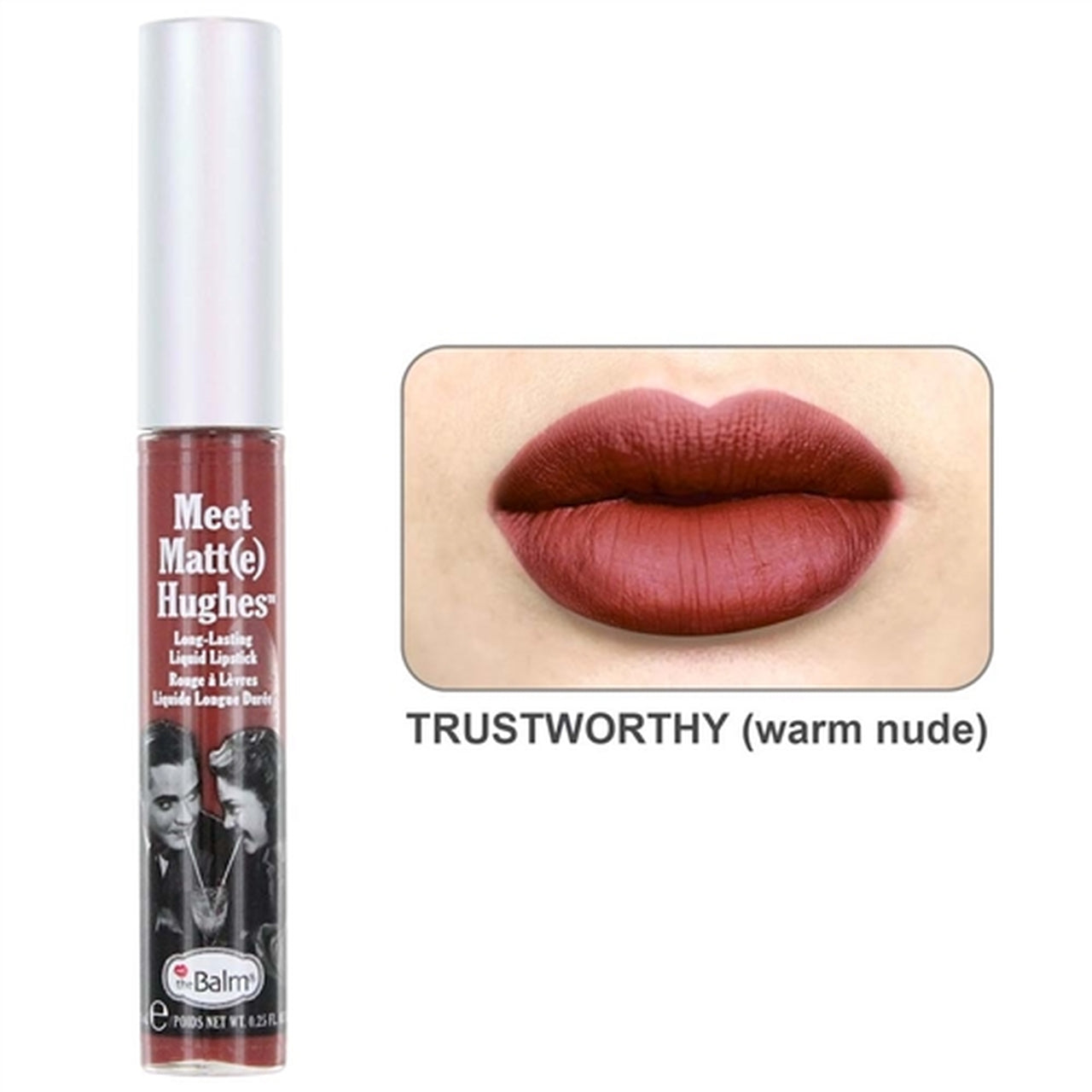 TheBalm Meet Matt(e) Hughes Long-Lasting Matte Liquid Lipstick, Pink - 0.25 oz tube TheBalm Meet Matt(e) Hughes Long-Lasting Matte Liquid Lipstick, Pink - 0.25 oz tube