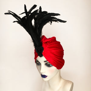 Feather Sparkle Turban