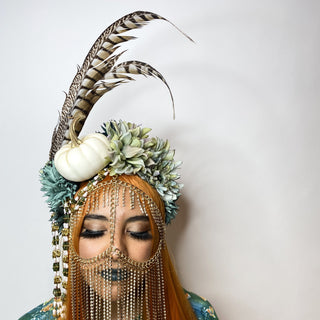 Autumn Pumpkin Headdress