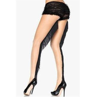 Fringe Seamed Stockings