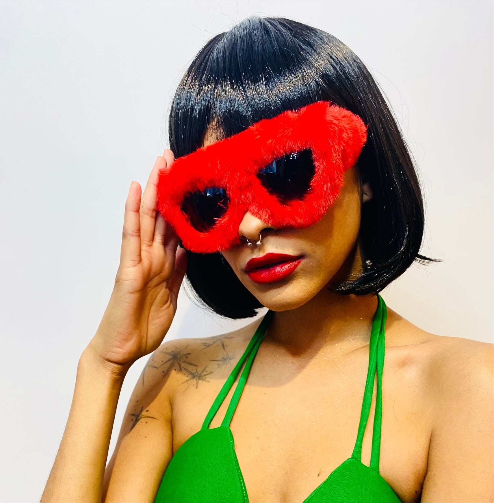 Faux Fur Sunnies