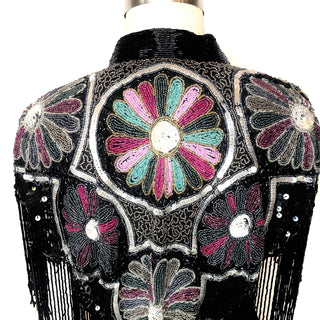 Heavily Beaded Capes w/ Collar