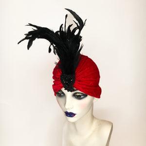 Feather Sparkle Turban