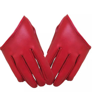 Gloves / Vegan Leather Halfsies